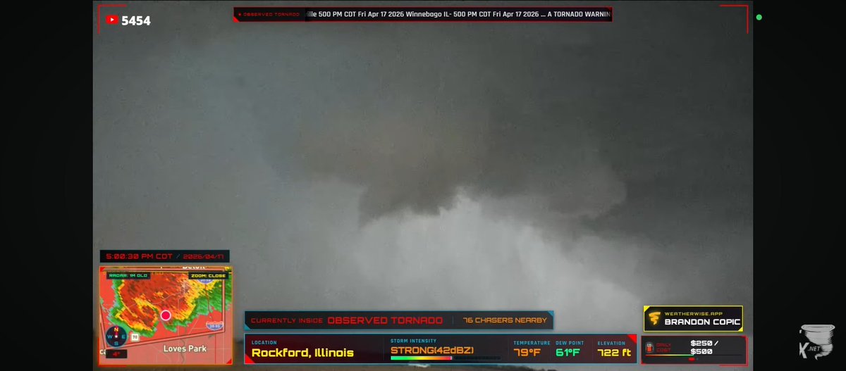 meteoenenglish's tweet image. FUNNEL coming down RIGHT NOW on Rockford - Illinois 

Images from @BrandonCopicWx Livestream 

#tornado #warning #wx #weather #ILwx