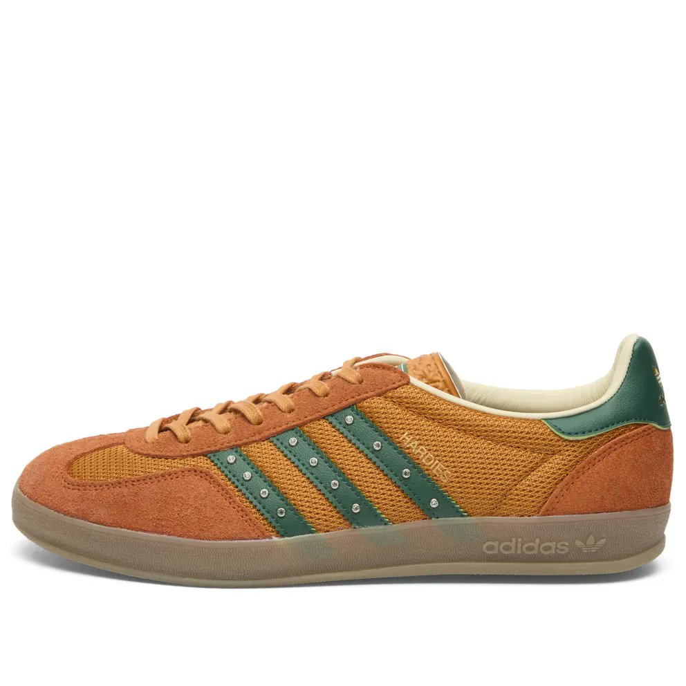 adidas gazelle silver green womens ADIDAS Gazelle Indoor Orange JS0713 main image 1