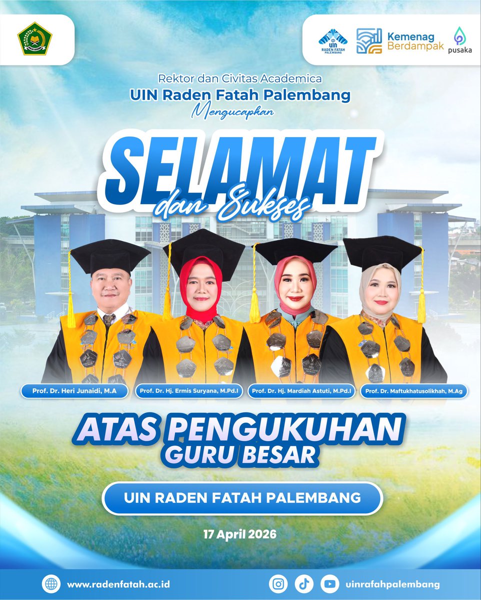 UIN Raden Fatah Palembang tweet media