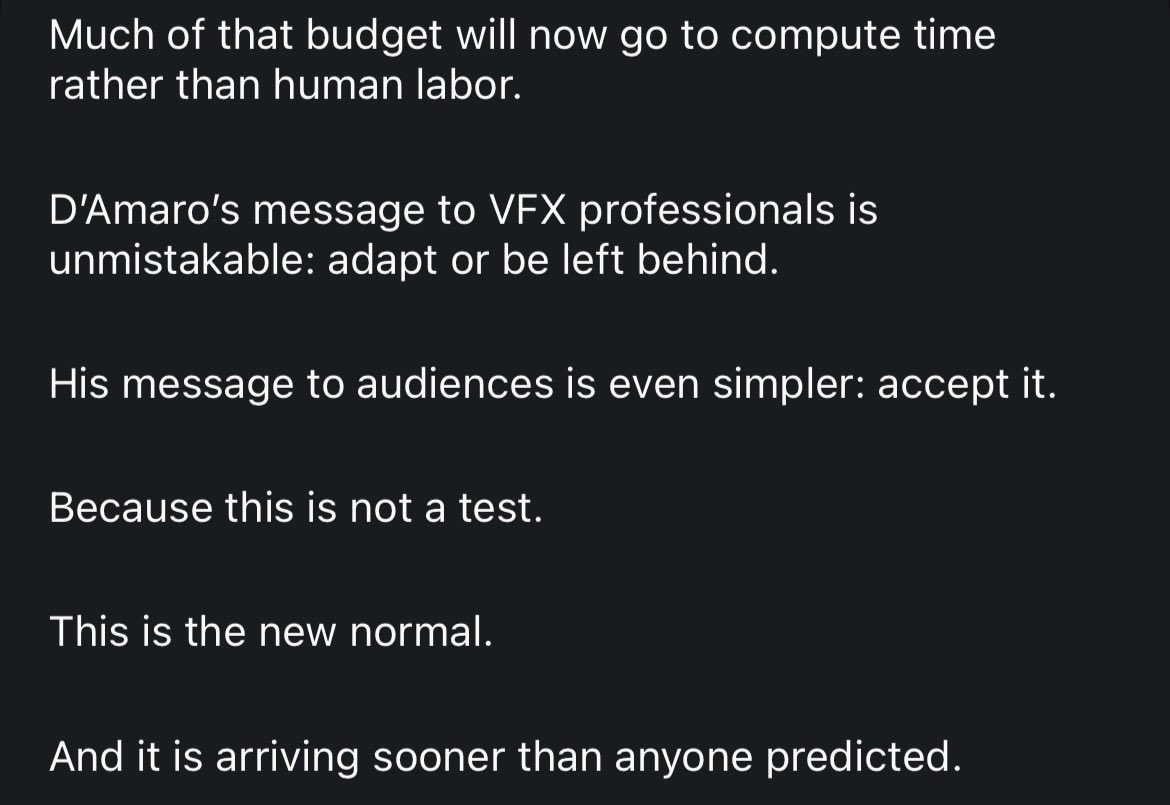 Proven_Geek's tweet image. 🚨MARVEL Fans, Movie Fans, Art Fans of ANY kind.

‘AVENGERS: DOOMSDAY’ PSA.

For the sake of Human Art, Filmmaking and Overall Conservation, PLEASE Read.

#Disney #MARVEL #MARVELSTUDIOS #MCU #AI #ArtificialIntellegence