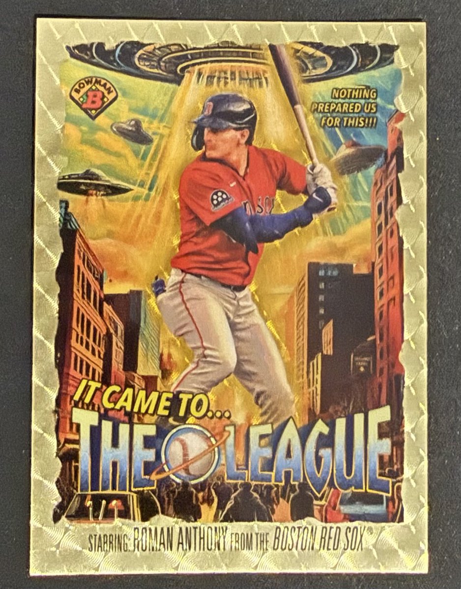 ‼️ CONSIGNMENT ‼️

Roman Anthony Bowman Chrome Superfractor 1/1

$7000 OBO

RTs appreciated - help me lead to a sale and I’ll cut you in 🤝🏽

Will just block the ignorant, miserable haters 😘