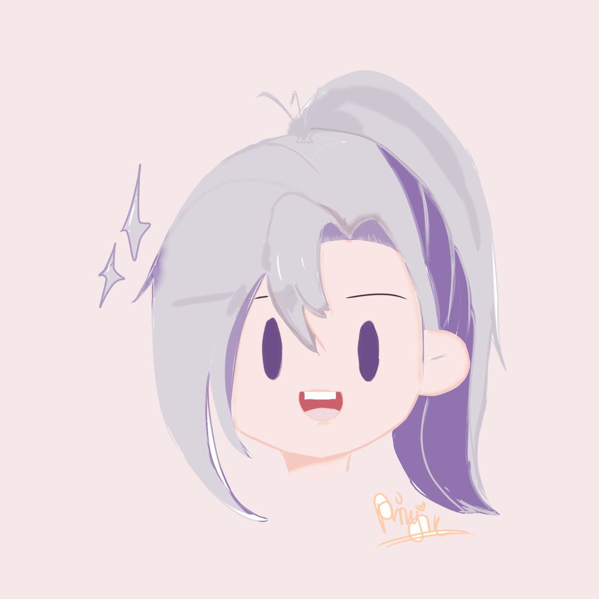 mpinyik's tweet photo. Kita serah terima setikmen bikinan akuh, sekali lagi met +1 yah😋@yaboishiru 

#yaboishiru #shiru_art https://t.co/RXF3YpACOR