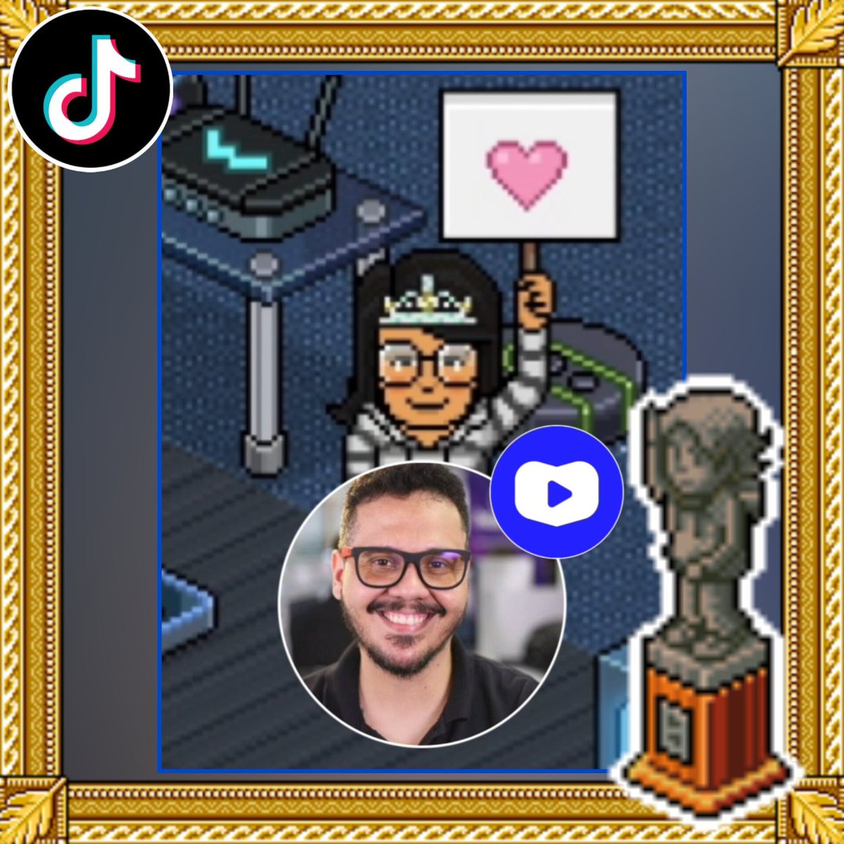 Março foi incrível. Conquistei 3 troféus: 2k views no tt com a parte 3 do tutorial do elevador, 1.5k no yt contando a história do quadro São Pixelão e 2k no ttk comemorando o niver do prof Guanabara. Obrigada a todos que acompanham e fazem parte disso comigo 🧡🧡🧡