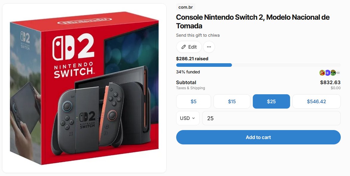 thanks to fraise im now at 34% !!! also <a href="/Twili_leryn/">Leryn (15% ~ road to 50% goal!)</a> showed me a way i might be able to grab the switch for a better price (around 600 USD) so maybe ill do that, or just try to get to 600 USD and fund the rest myself. thank you everyone that cheered me up <33 i love you all