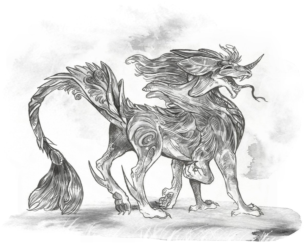 Taski_Guru's tweet image. Line art of fantasy monster adoptables (closed)
#lineart #feline #dragonoc #line_art #canine #bear #beast