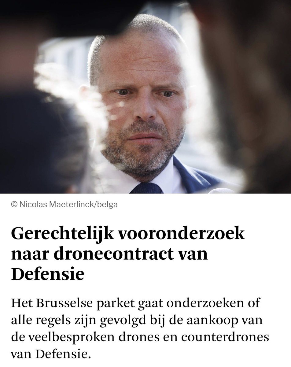OrtwinDepo's tweet image. Regering-De Wever blinkt meer en meer uit in een regering van ‘vuile zaakjes’?
Twee dossiers waar parket onderzoek opstart.

#drones (80 miljoen €)
#iPolice (50 miljoen €)

Tijd voor een politiek waar onze mensen op de eerste plaats komen met @vlbelang