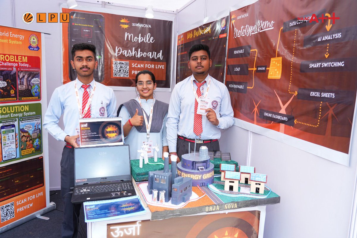 lpuuniversity's tweet image. Day 1 of the Bharat Innovation Challenge at LPU was electric! ⚡️ Bright young minds from across India gathered to turn bold ideas into real-world solutions. From school teams to pro mentors, the future of innovation is officially here. 🚀
#BharatInnovationChallenge #LPU