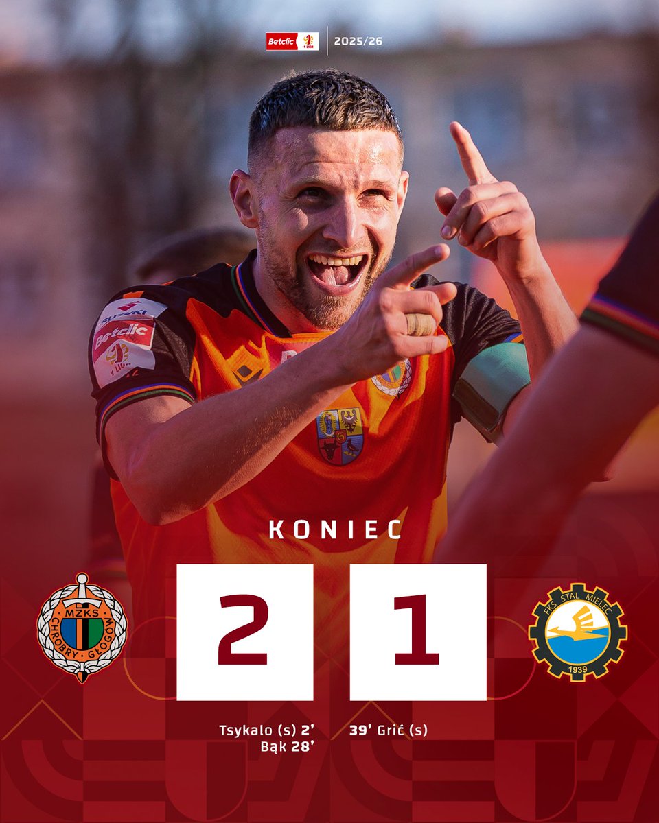 _1liga_'s tweet photo. 🔚 #CHRSTM 2:1
Dwa trafienia samobójcze ⚽️
📷 https://t.co/p4OsEv1Wwc https://t.co/hXgZQEz3LD