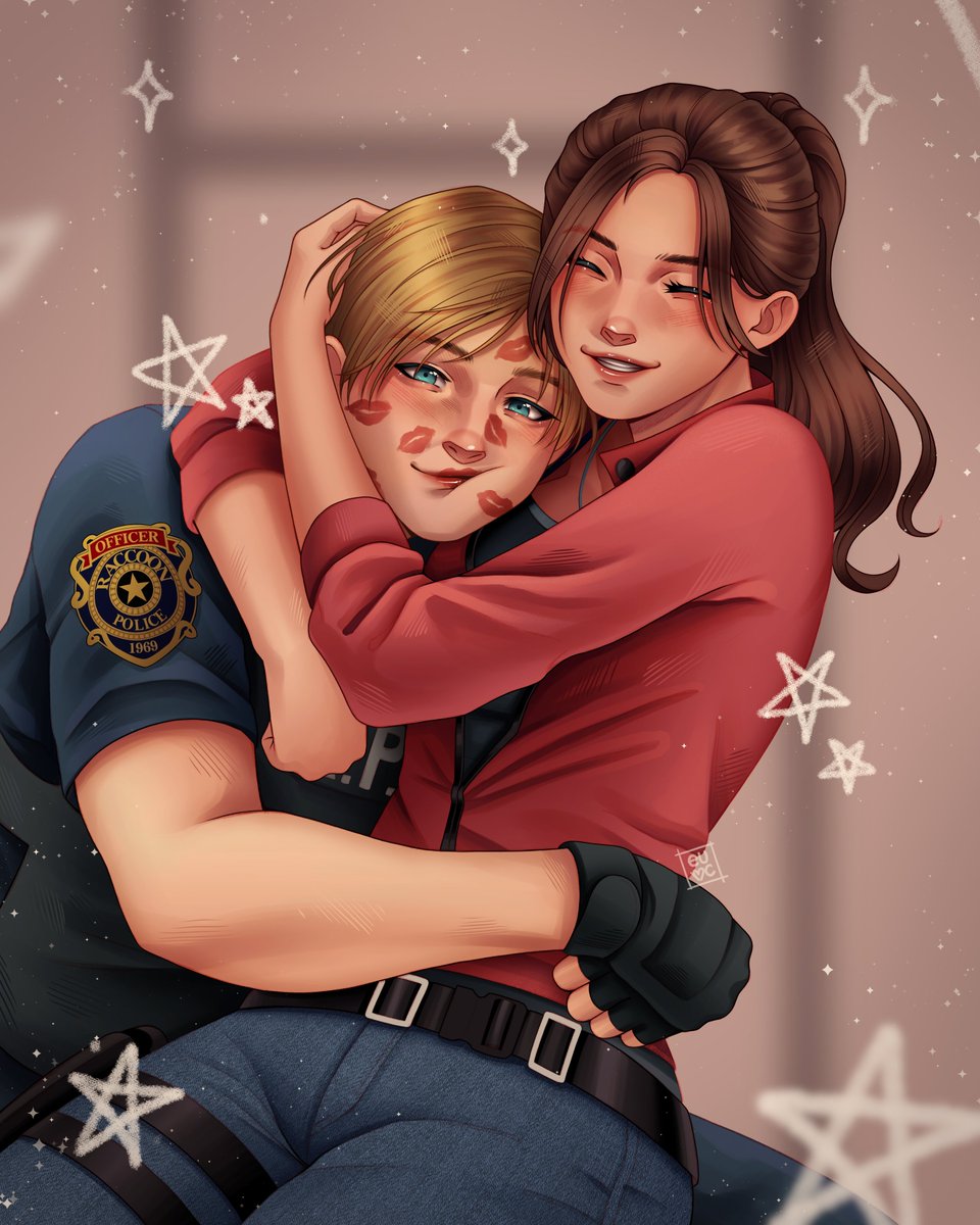 _eumc's tweet image. In another life ❤️✨

#cleon #RE #ResidentEvil