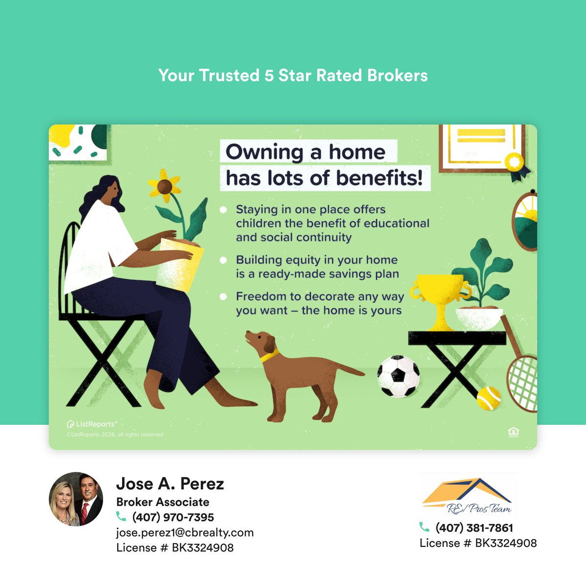 REProsFL's tweet image. Homeownership can offer more than just a place to live — it can create stability, flexibility, and long-term financial growth. For many people, it becomes a foundation for building memories, routines, and a sense of belonging. 🏡✨ #homesweethome❤️ #firsttimehomebuyer