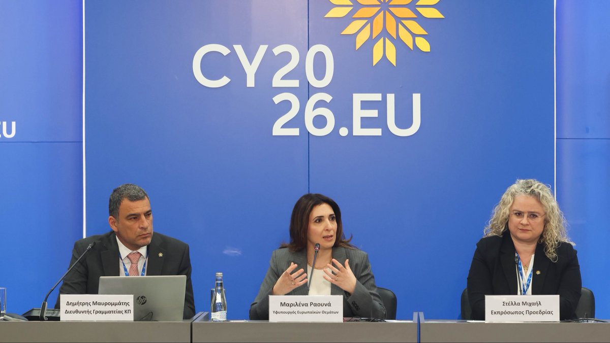 Cyprus Presidency of the Council of the EU 2026 tweet media