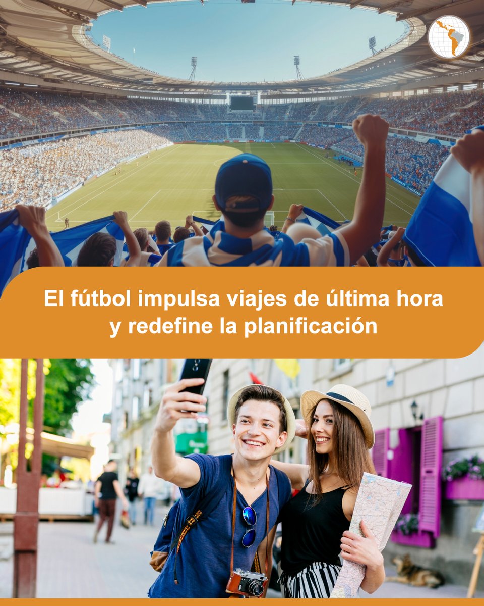 ArcoviaLATAM's tweet photo. El fútbol enciende la pasión y también las ganas de viajar ⚽ ✈️: los eventos deportivos pueden aumentar los desplazamientos hasta en 25%. Planes rápidos, experiencias únicas y aventura en cada partido 

🔗 https://t.co/znS3TMotVo https://t.co/XVWTepeFJY