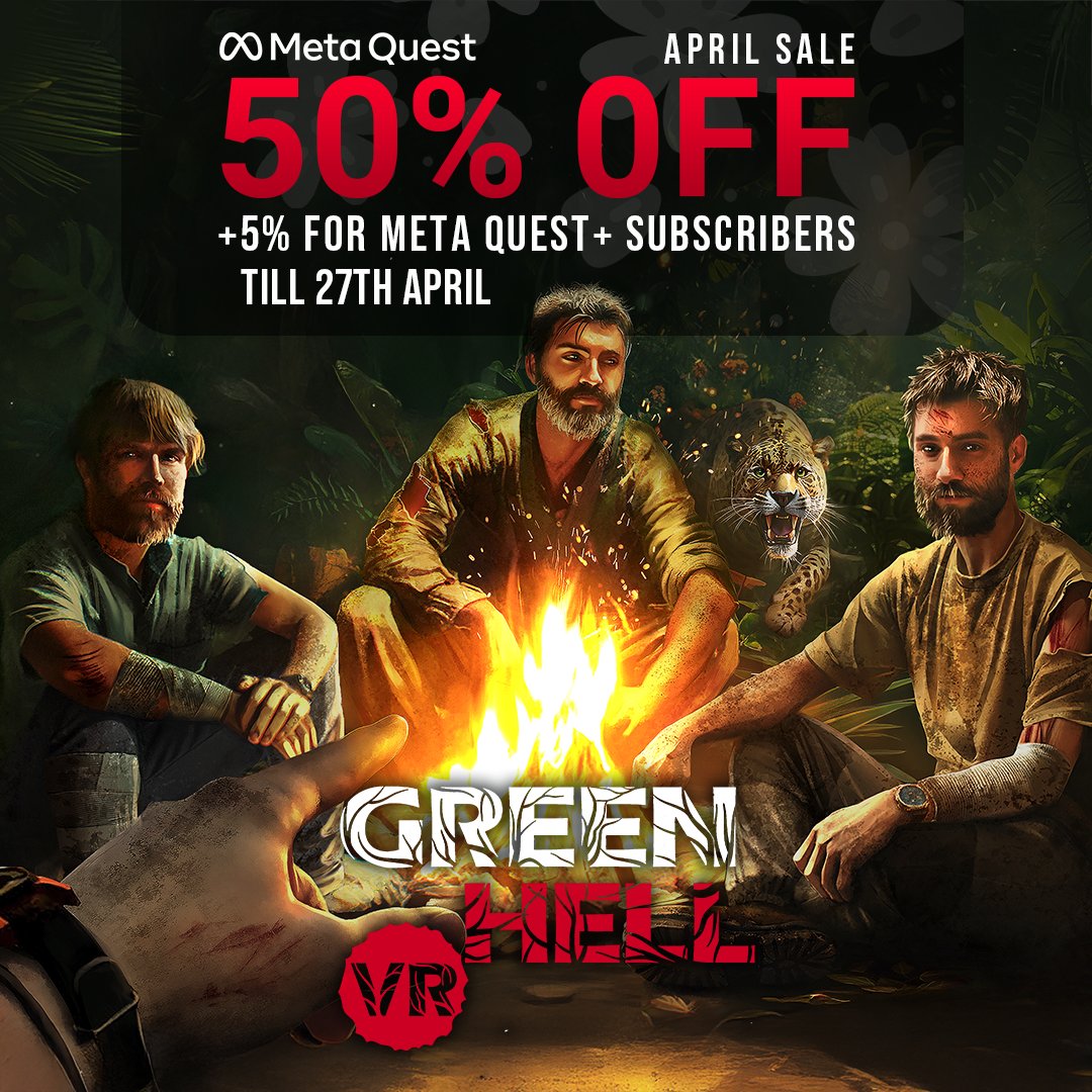 Green Hell VR 🌴🐆 tweet media