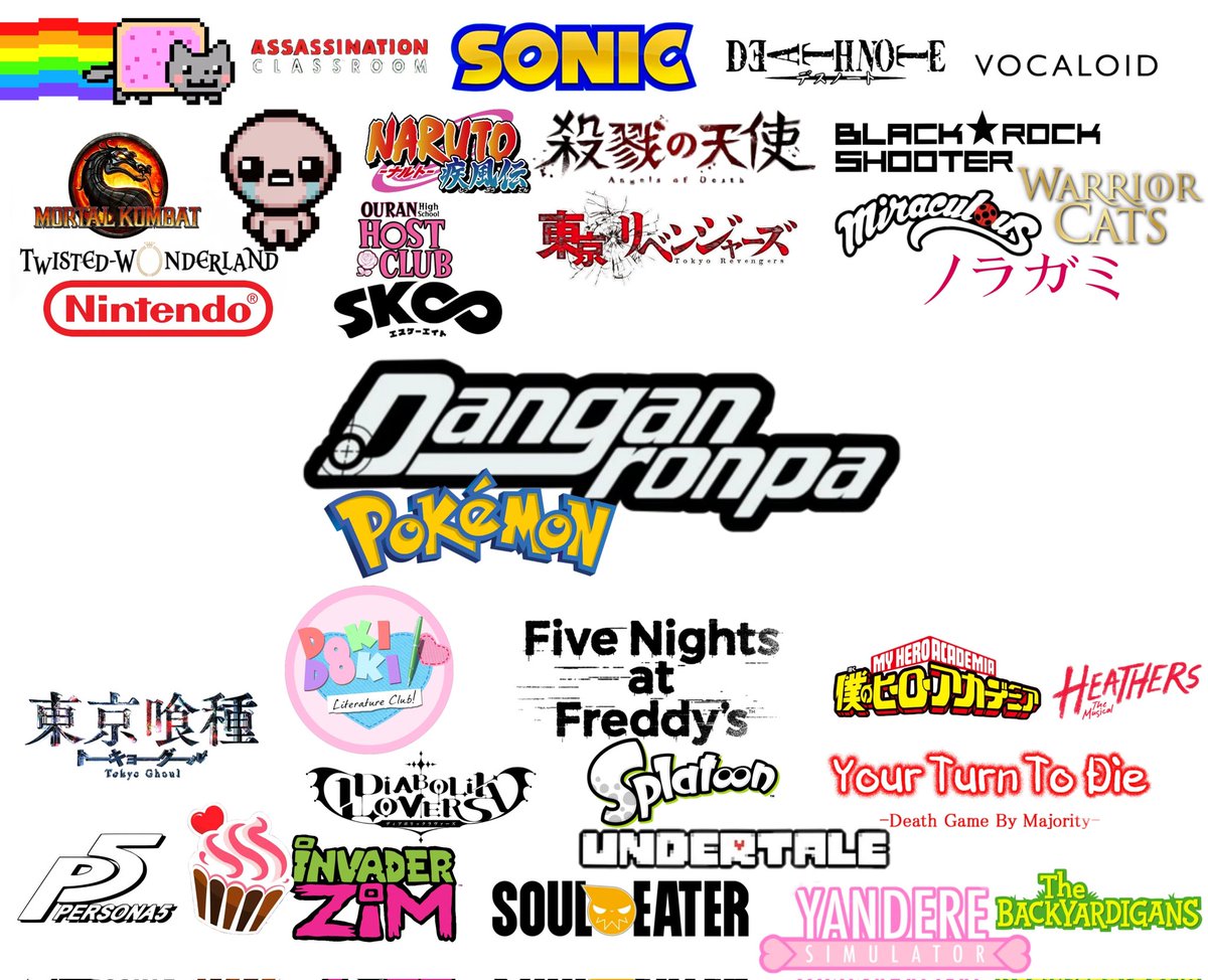 JayDangann's tweet photo. ★Fandoms★:
Notes:
★: my main fandoms are Danganronpa and Pokémon
★: i do not support shitdev
★: i don't support the actions in diabolik lovers
★: plz moot me if you're in any of this fandoms! https://t.co/i6YPfvx7Pi