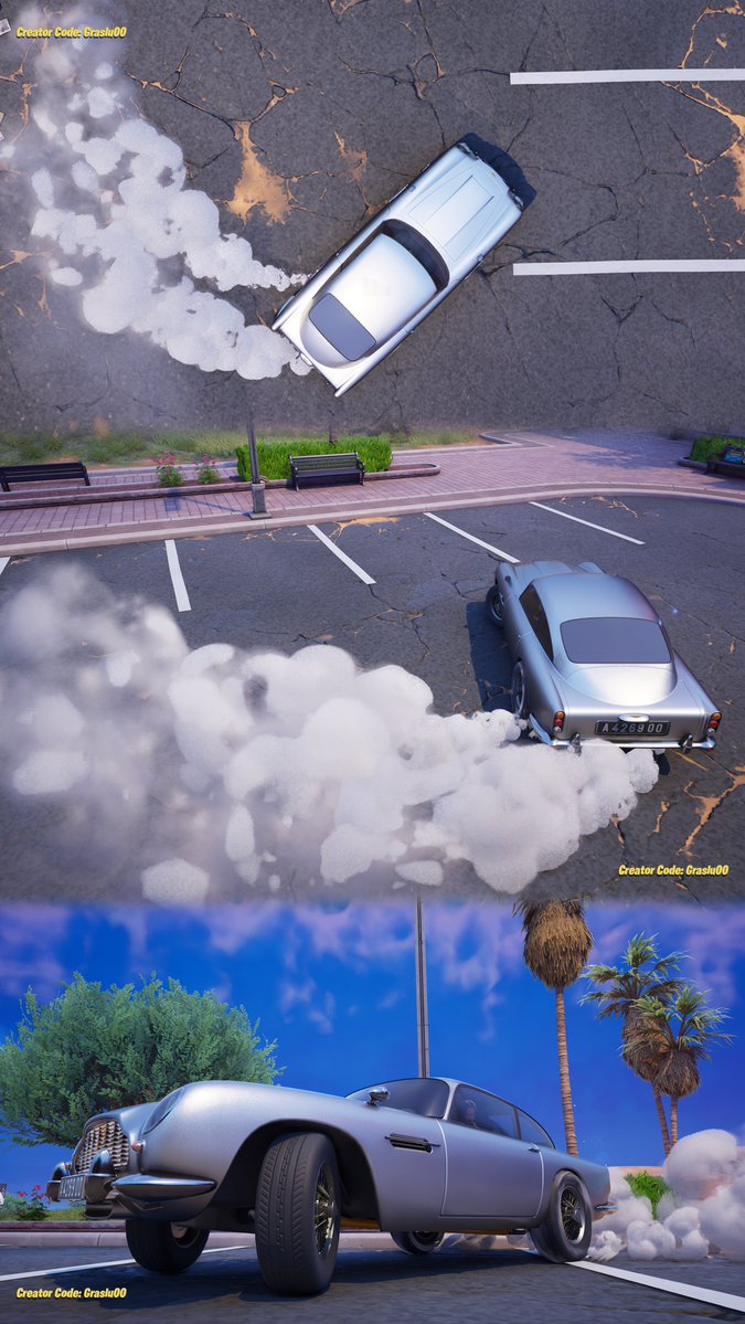 Graslu00's tweet photo. The 007 x Fortnite collab started today with the Aston Martin DB5 in the shop!

I assume there will be more drops closer to the release of 007 First Light, maybe even some of the Bond actors?

If you decide to buy it, you can support me by using my creator code! #EpicPartner https://t.co/xBgzxp36l0