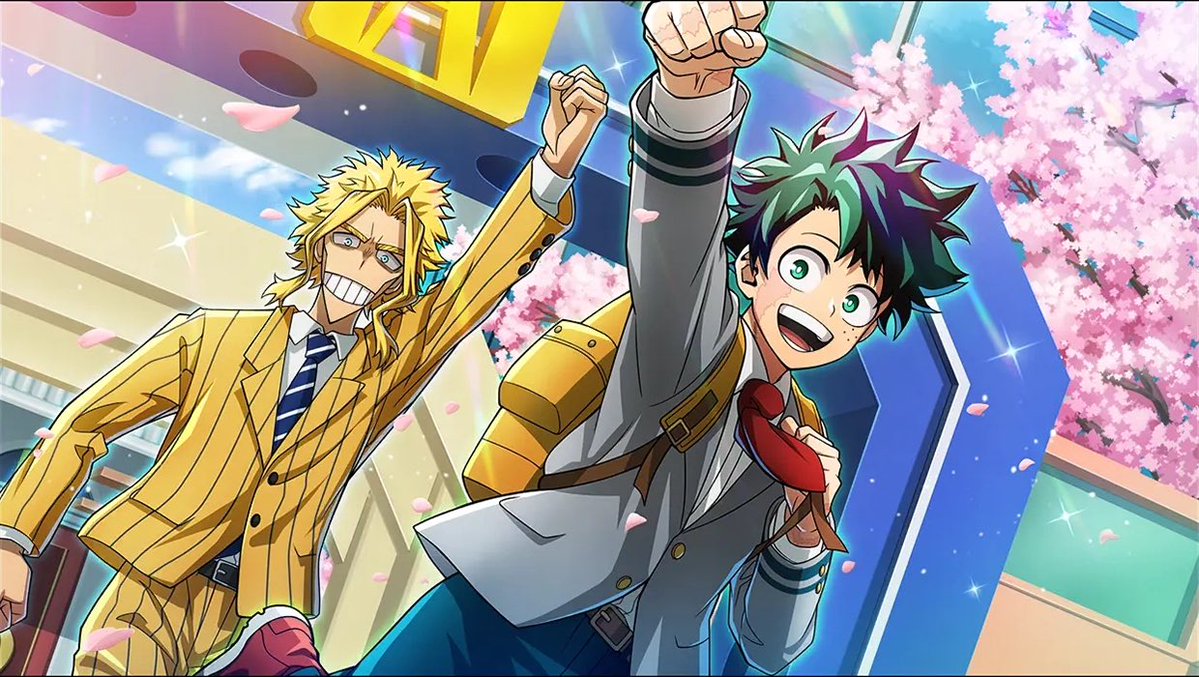 // Toshinori's final moment in Ultra Impact. 💔