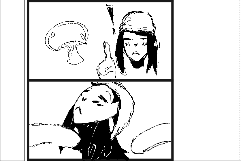 fckcoko's tweet photo. some mime and dash genderbend storyboards while i eat some pizza https://t.co/QAoZ0zY1PA