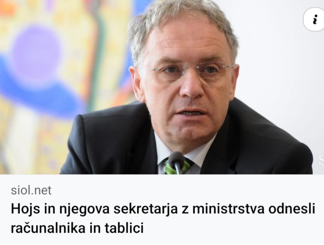 Ne vem kako se lahko Hojs javlja? Ravno oni so pokradli vse kar ni bilo pribito.