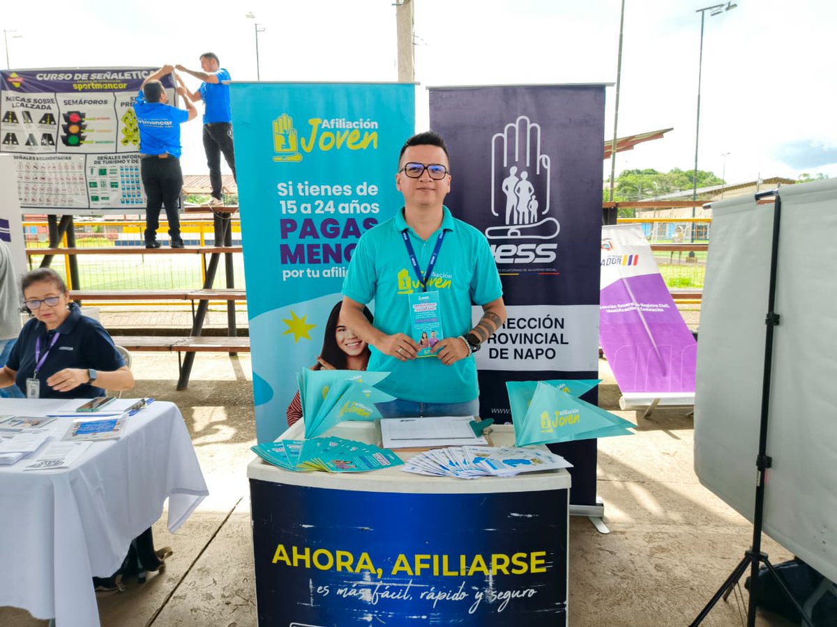 IESSNapo's tweet photo. @IESS_Napo participó en la Brigada Social de la @GoberNapo en la parroquia #Cotundo e informó a la comunidad sobre los beneficios de la afiliación en sus modalidades joven, voluntaria e independiente. 🩺✨

¡Acercamos nuestros servicios para asegurar el futuro de más familias! https://t.co/ZEYtciqyFn