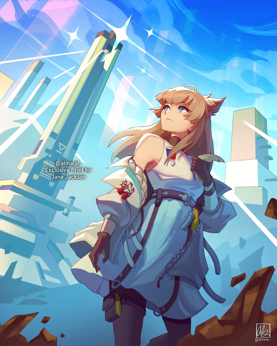 Excited to share this exclusive commission of Perlica from Arknights: Endfield for <a href="/janejacksonVO/">Jane Jackson</a> ✨