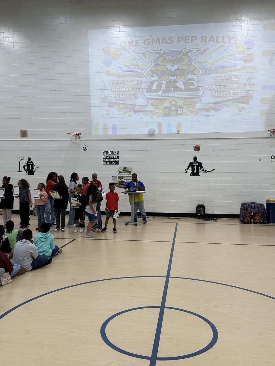 KMathisLeads's tweet photo. Mr. Johnson recognized students for MAP growth and challenged them to shine on GMAS! ๐ช๐
Score Level 3 or 4 OR show your work + strong test strategies = GAME TRUCK! ๐ฎ๐ฅ #GMASReady https://t.co/3pSpXWwwAm