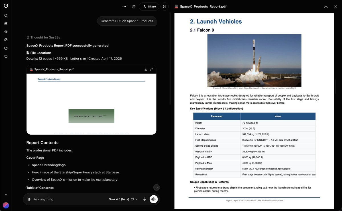 jennifermayerJM's tweet image. End‑to‑end vision isn’t just for autopilot, now it’s for your files too.

#ElonMusk #GrokAI #TechInnovation #FutureIsNow #AIRevolution #SpaceX #NextGenTech