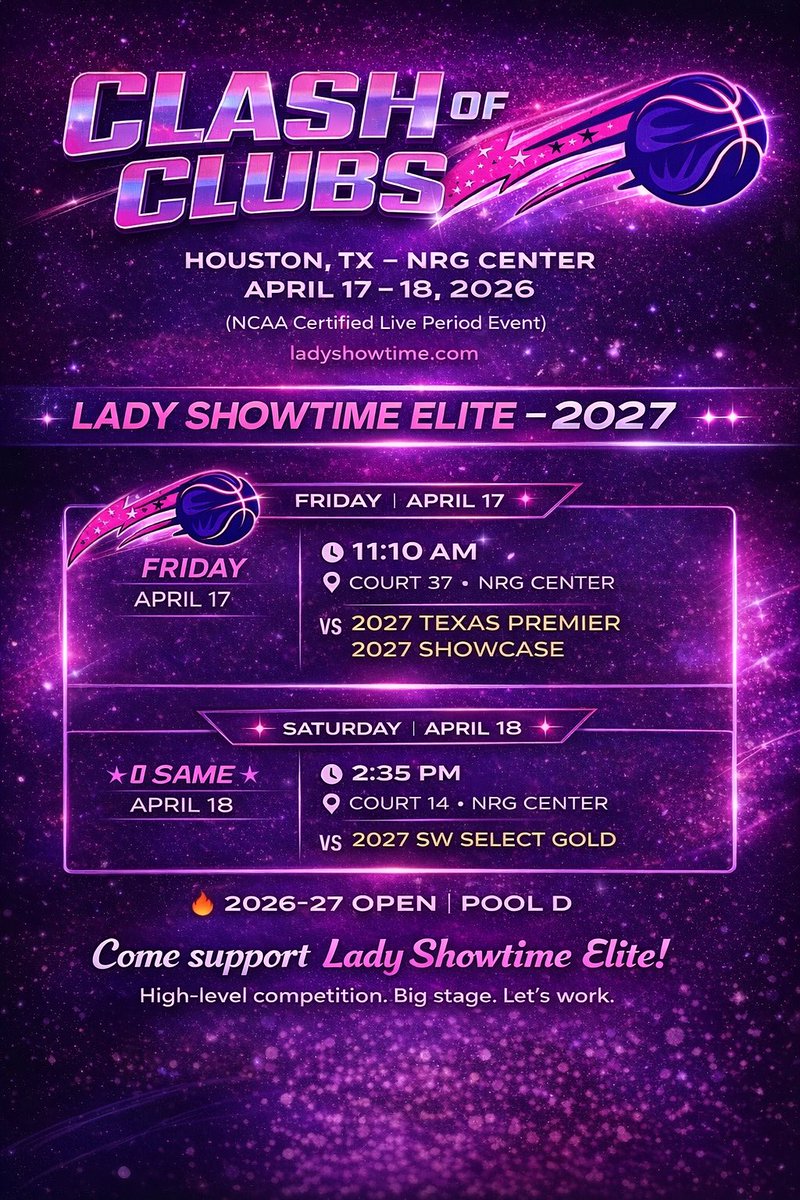 Lady Showtime Elite 2027 #3stripesgold tweet media