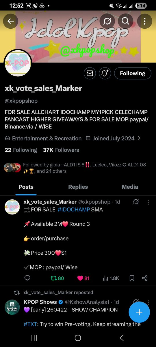 miu RT DEALS SCROL AKUN AJA tweet media