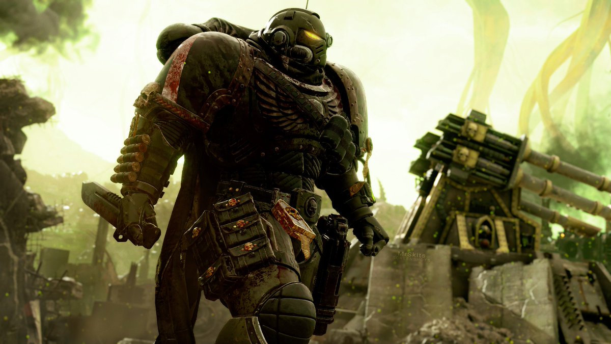 MrSkits94's tweet photo. Reppin the Raptors once more. 🦅 
#spacemarine2 #FanworkFriday @Focus_entmt @SaberGames @warhammer https://t.co/dCcn6PHshC