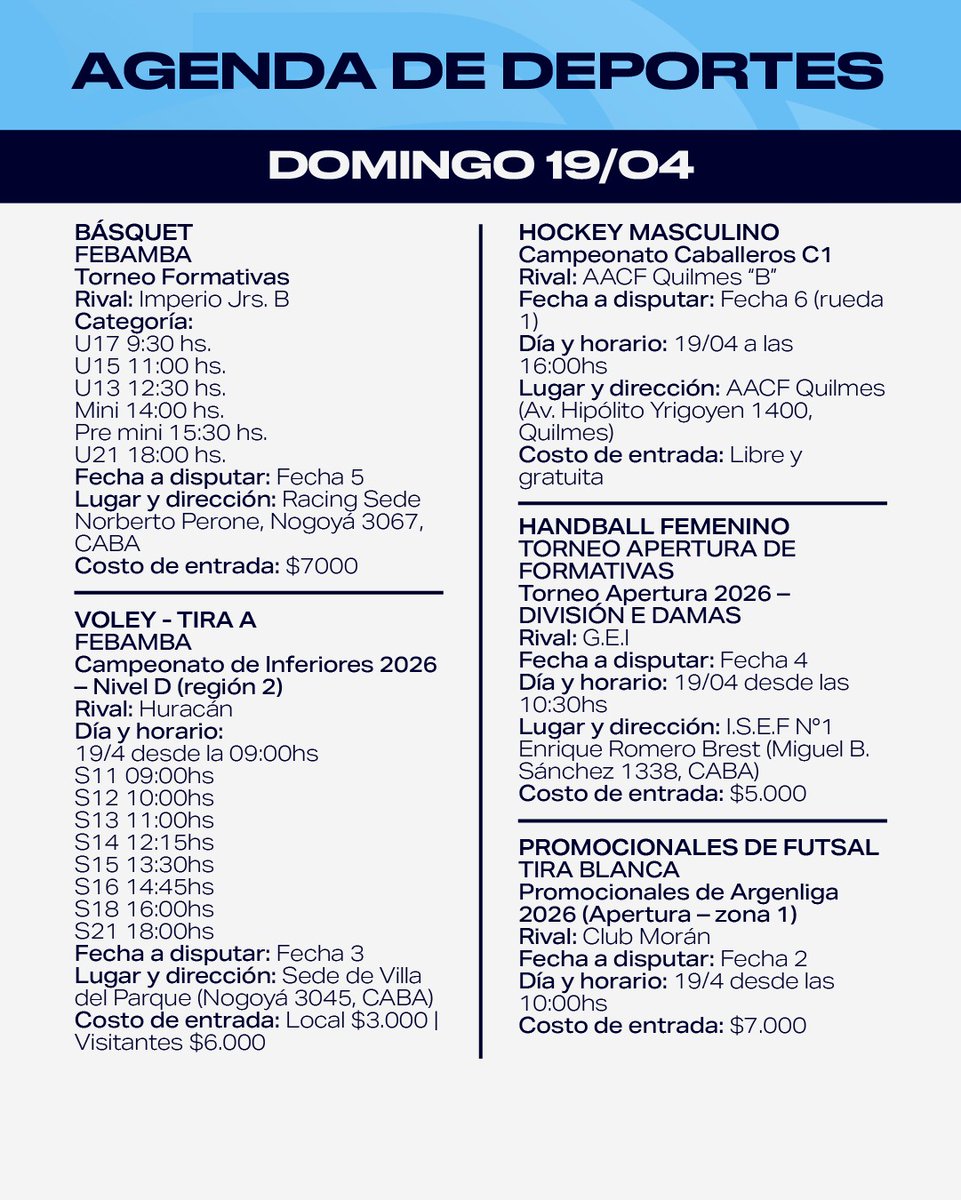 Deportes Racing tweet media