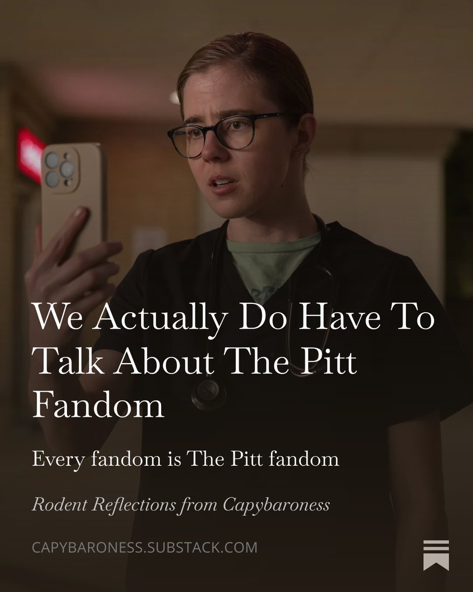 a short freewheeling (and free!) post about The Pitt fandom and what their deal is api.omarshehata.me/substack-proxy…