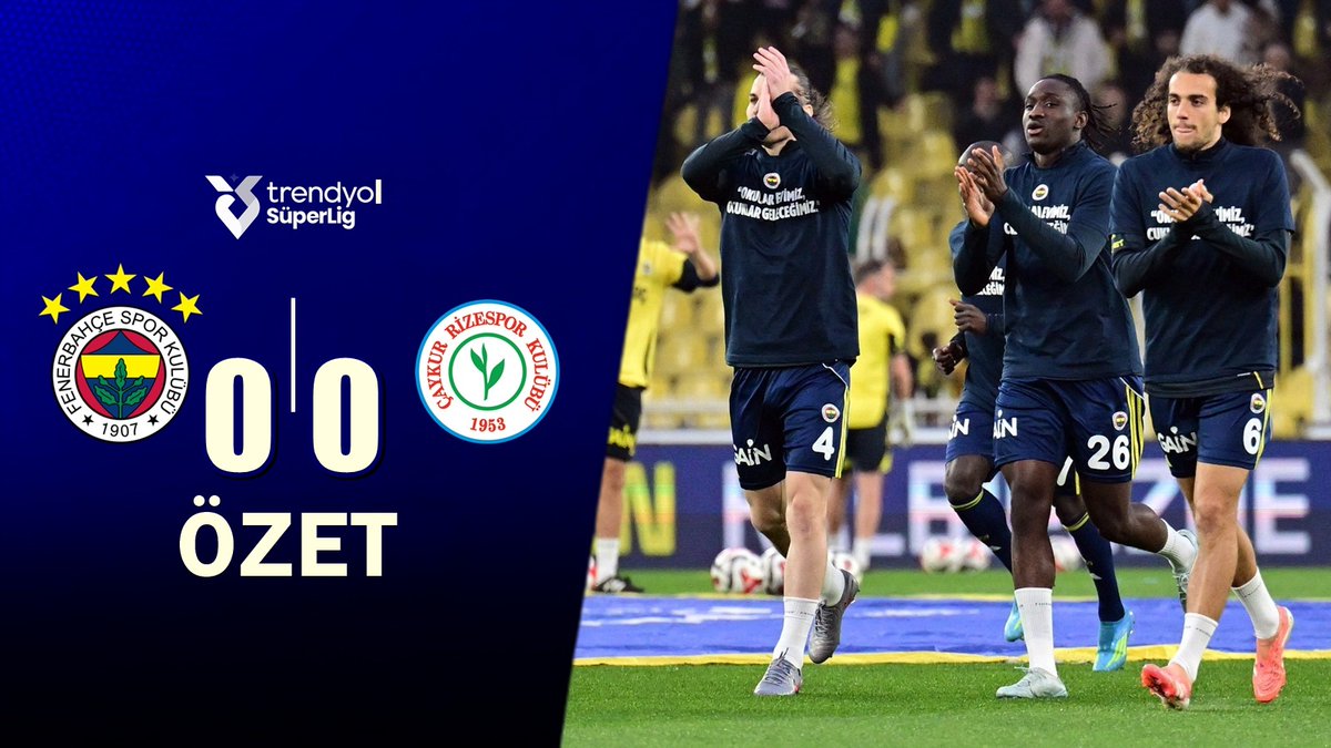 FenerFanMH's tweet photo. Fenerbahçe 0-0 Ç. Rizespor | Maç Özeti
TIKLAYIN: https://t.co/swRORqFo6y
#Fenerbahçe #FBvRİZ #ÇaykurRizespor #SidikiCherif #Talisca #DorgelesNene #KeremAktürkoğlu #Guendouzi
#Kante #Semedo #ArchieBrown #Skriniar #ÇağlarSöyüncü #Ederson #DomenicoTedesco
#FenerinMaçıVar #SonunaKadarBirlikte