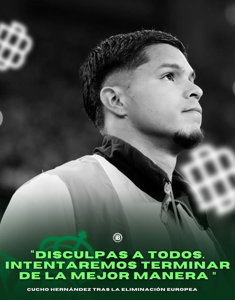 InformaBetisWeb's tweet image. 🙏🏽 EL CUCHO pide DISCULPAS a la afición. 

#Betis #UEFA