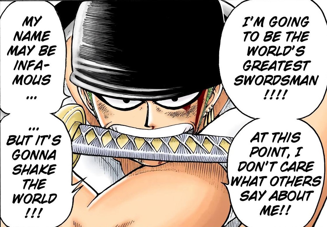 I think, rereading Zoro's introduction chapters, if you still dont understand him its not even a matter of reading comprehension 😭 the only way it gets easier is if its circled in red

he's so easy to understand, my baby