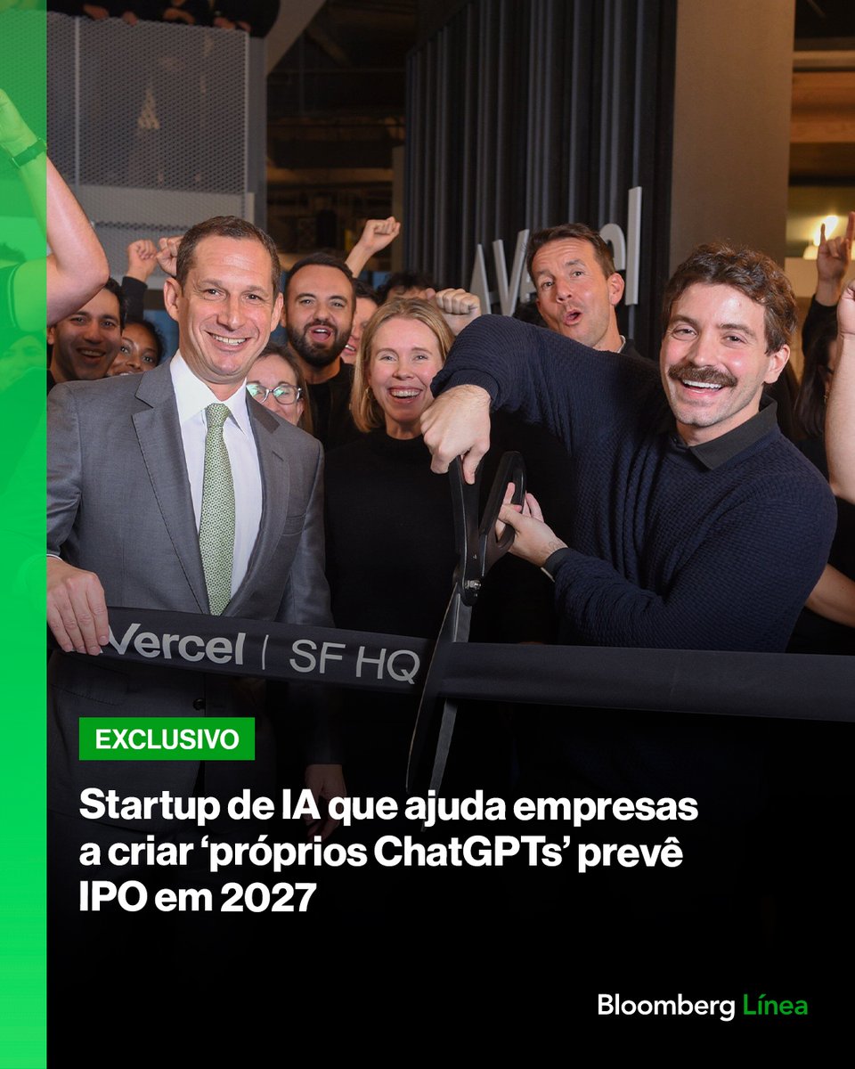 BloombergLineaB's tweet image. Startup de IA que ajuda empresas a criar ‘próprios ChatGPTs’ prevê IPO em 2027. Saiba mais: bit.ly/4cxJUYU

#negócios #empresa #startup #ia