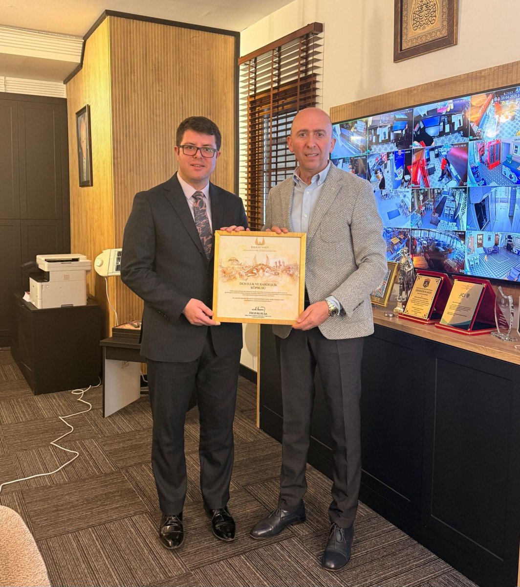 balgencplatform's tweet photo. - Türk İşbirliği ve Koordinasyon Ajansı (TİKA) Başkan Yardımcısı Dr. M. Yahya Coşkun'u,
- Balkan Ülkeleri Kültürel Araştırmalar ve Eğitim Vakfı Başkanı Sn. Hıfzı Kuruşa'yı ziyaret ederek, görüşmelerde bulunmuştur. https://t.co/MIr4zxfk9K