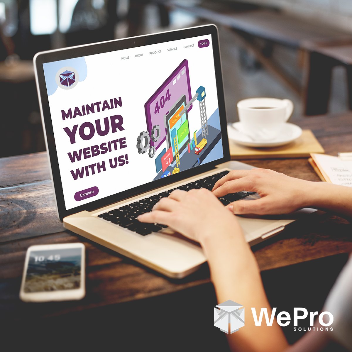 WeProLLC's tweet photo. Keeping up with your website is a tall task. Let us take over the heavy lifting so you can focus on your normal operations! Send us a message and letβs talk about your site!
#WebsiteMaintenance #WebSupport https://t.co/VQJ4MECOfU