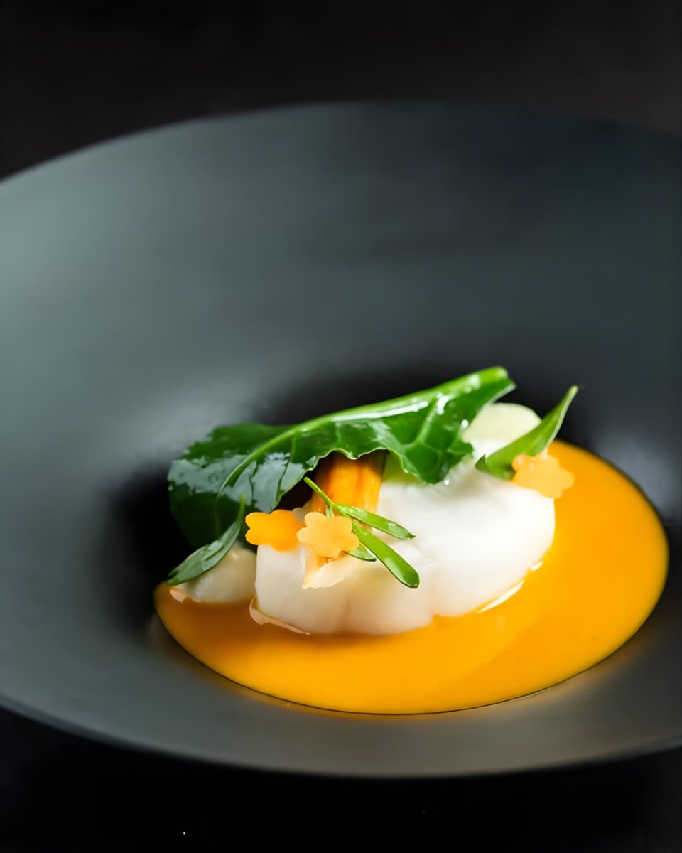 WestlandsUK's tweet image. Sea Beet brings coastal notes to this stunning aged halibut dish by @opheemrestaurant. With braised squash, tamarind, chilli, cumin, orange peel and mustard, this dish is certainly packed with flavour.

#SeaBeet #MichelinStar #Opheem