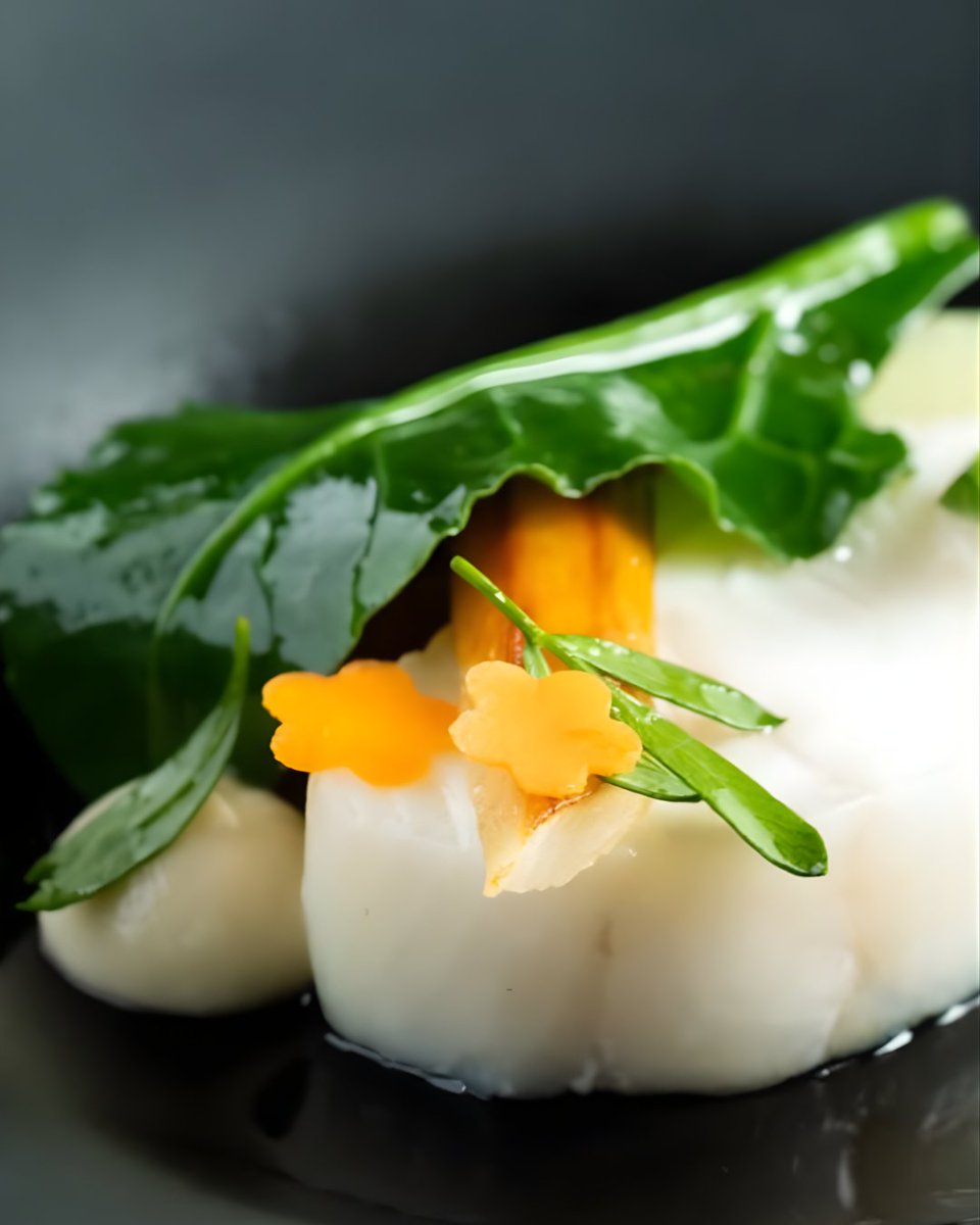WestlandsUK's tweet image. Sea Beet brings coastal notes to this stunning aged halibut dish by @opheemrestaurant. With braised squash, tamarind, chilli, cumin, orange peel and mustard, this dish is certainly packed with flavour.

#SeaBeet #MichelinStar #Opheem