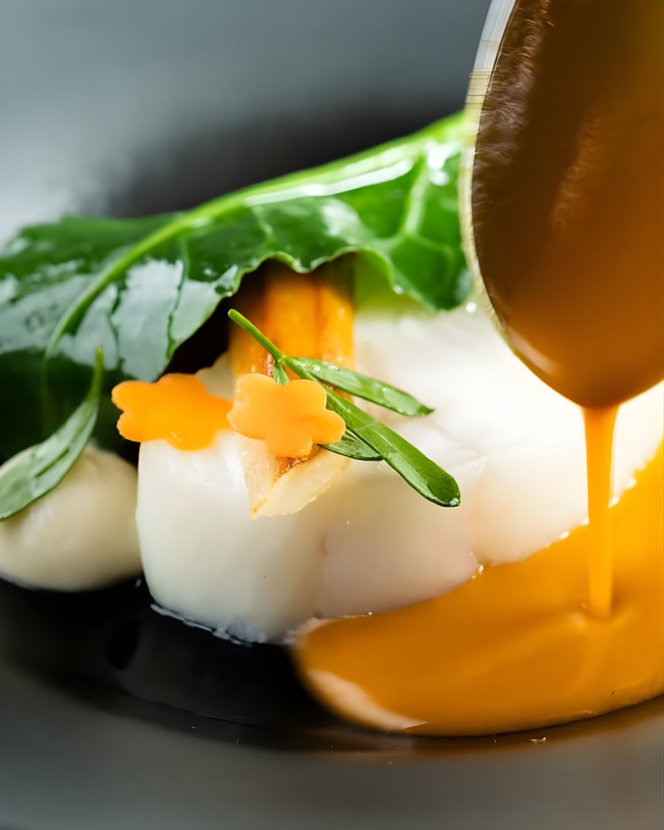 WestlandsUK's tweet image. Sea Beet brings coastal notes to this stunning aged halibut dish by @opheemrestaurant. With braised squash, tamarind, chilli, cumin, orange peel and mustard, this dish is certainly packed with flavour.

#SeaBeet #MichelinStar #Opheem
