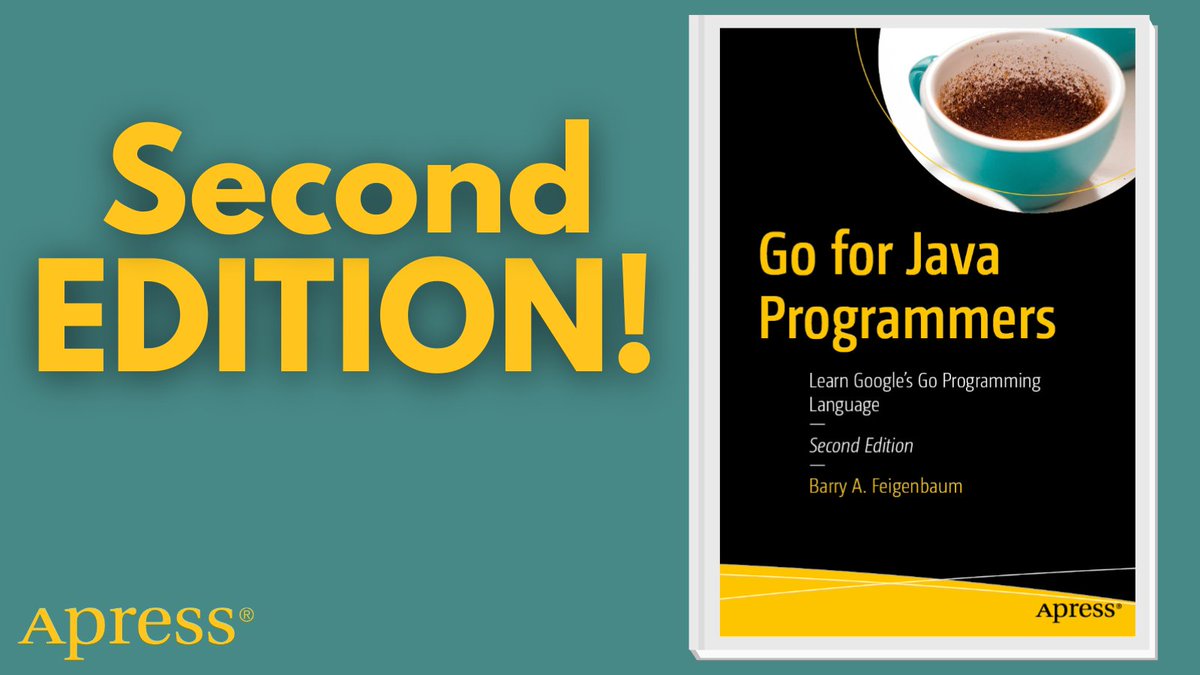 Apress's tweet image. Java devs—ready to expand your toolkit? Explore a fast, clean, concurrent-friendly language that builds on what you already know. Contrast features, master core libs, and start writing real programs quickly. #GoLang #JavaDevelopers #LearnToCode

🔗 ow.ly/bysC50YEuct