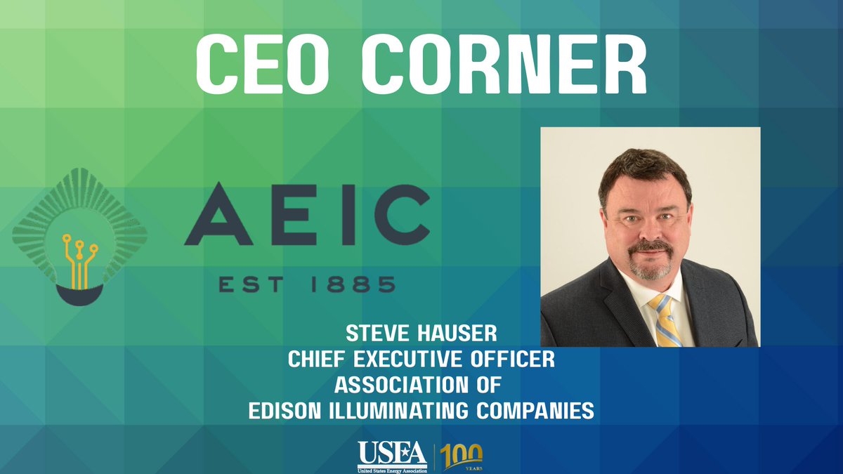USEnergyAssn's tweet image. In this episode of USEA's CEO Corner, @AEICnews  CEO Steve Hauser shares how the organization, founded by Thomas Edison in 1885, is providing clarity and coordination for utilities by balancing growth &amp;amp; innovation with reliability and affordability.

#Utilities #Edison #Energy