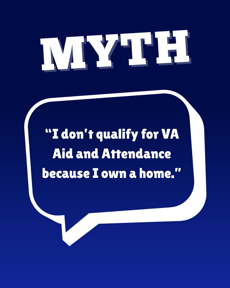 PatriotAngels's tweet photo. Own a home?
That does NOT mean you’re disqualified from VA Aid &amp; Attendance.  Don't count yourself out before checking with Patriot Angels!

#VAbenefits #AidandAttendance #VeteranBenefits https://t.co/uTBj3WXUBU