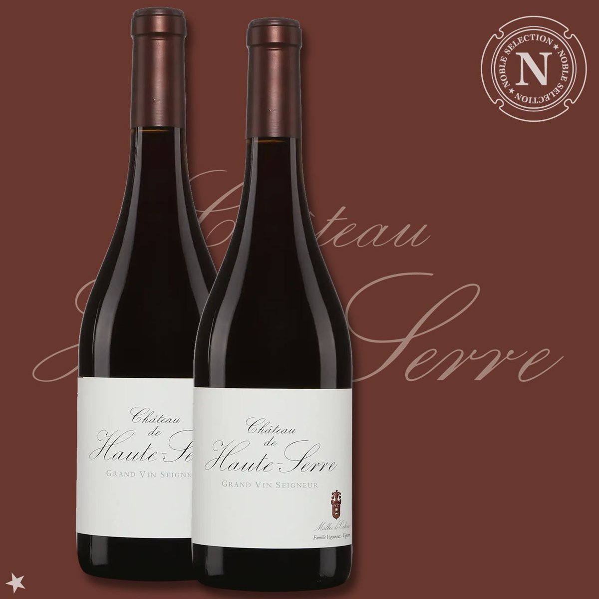 noble_selection's tweet photo. Découvrez le Château Haute-Serre, référence de Cahors et du Malbec. Sur un plateau calcaire d’altitude, il donne des vins précis et élégants. Le Grand Vin Seigneur 2022 révèle fruits noirs, épices et tanins fins, avec une belle fraîcheur. Disponible @lasaq (947184). #cahors https://t.co/0gtpYUTgWi