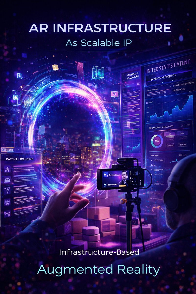 nfa_inc's tweet photo. 🧱 Campaign-based AR is creative work.

Infrastructure-based AR is intellectual property.

When portals, interaction systems, and analytics layers are licensable, AR becomes a scalable platform.

IP compounds.

🌐 Explore the framework at https://t.co/I8IAXe5k8o

@nfa_inc @oohhwwee @cryptohomies_ @vitaltoys @adigitalworld_ @sidneyrichlin
#NiftysWorld #LasVegas #Oohhwwee #AI #AR #InnovationLab
