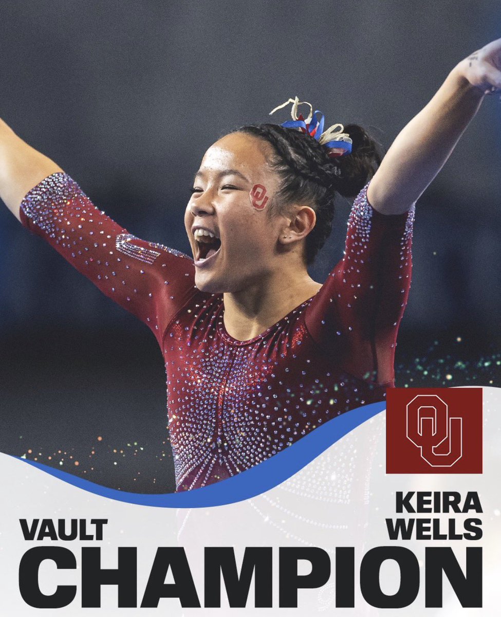 PGLoveSports's tweet image. Your 2026 Gymnastics Individual Champions 🤍 

Floor- Jordan Chiles #UCLA 
Beam- Brooklyn Rowray #Minnesota 
Vault- Keira Wells #OU 
Bars- Riley McCusker #Florida 

#NCAA #Gymnastics