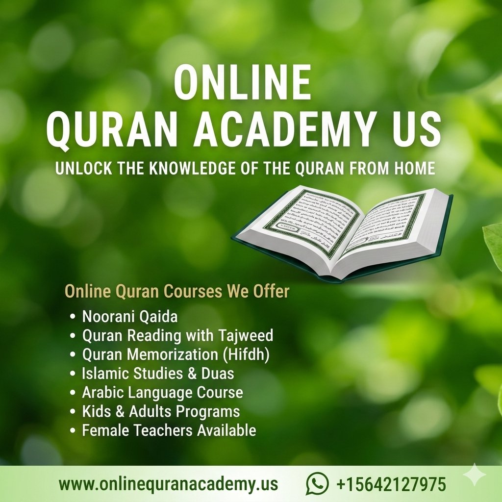 OnlineQ85621233's tweet image. 🌙 Give Your Child the Gift of Quran Education
Every child deserves a patient teacher who motivates them, supports them, and makes Quran learning a positive experience.
Onlinequranacademy.us
Info@onlinequranacademy.us
Contact Us
+447511111718
#OnlineQuranClassesUK
#LearnQuran