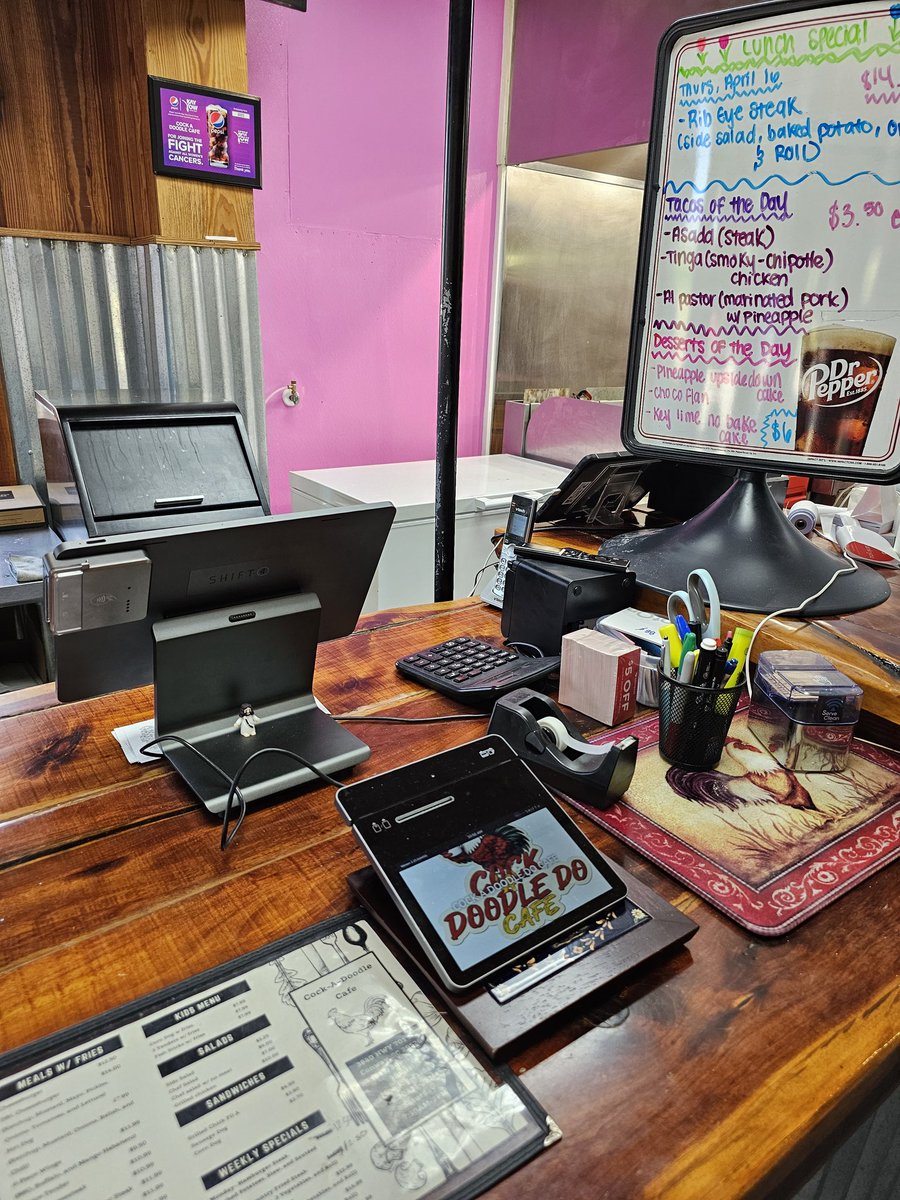 PaulWTyler1's tweet photo. Happy Friday from Cock-A-Doodle-Dconwayo Cafe in Conway, South Carolina

Checked back in with the new owners after a few weeks on #SkyTab by #Shift4—they’re loving it. Running smooth and making things easier day to day. https://t.co/Obg8i1KrHb
