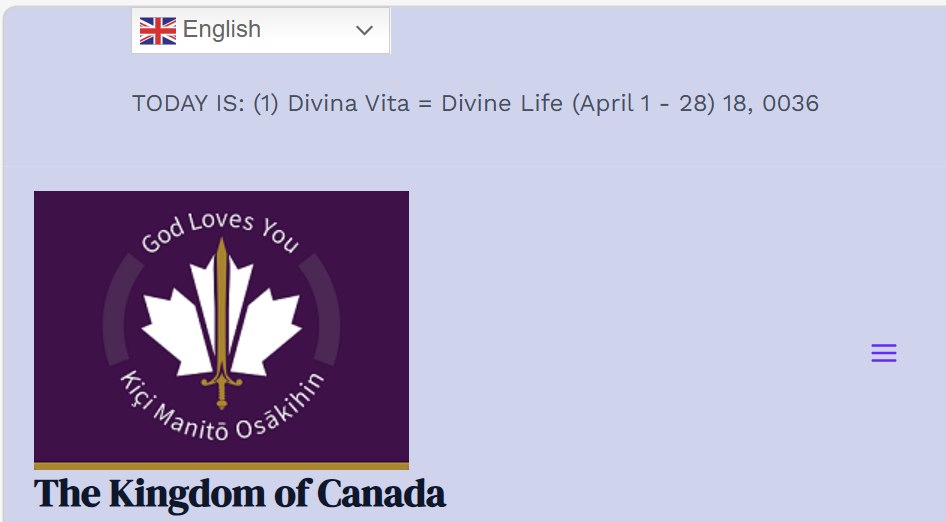 KlokkieRobbie's tweet image. Taking note: On the official #KOC website thekingdomofcanada.cloud, it literally states

TODAY IS: (1) Divina Vita = Divine Life (April 1-28) 18, 0036

This could well imply that #March31st has been #lost at sea 😁, and is forwardly merged with April 1st.