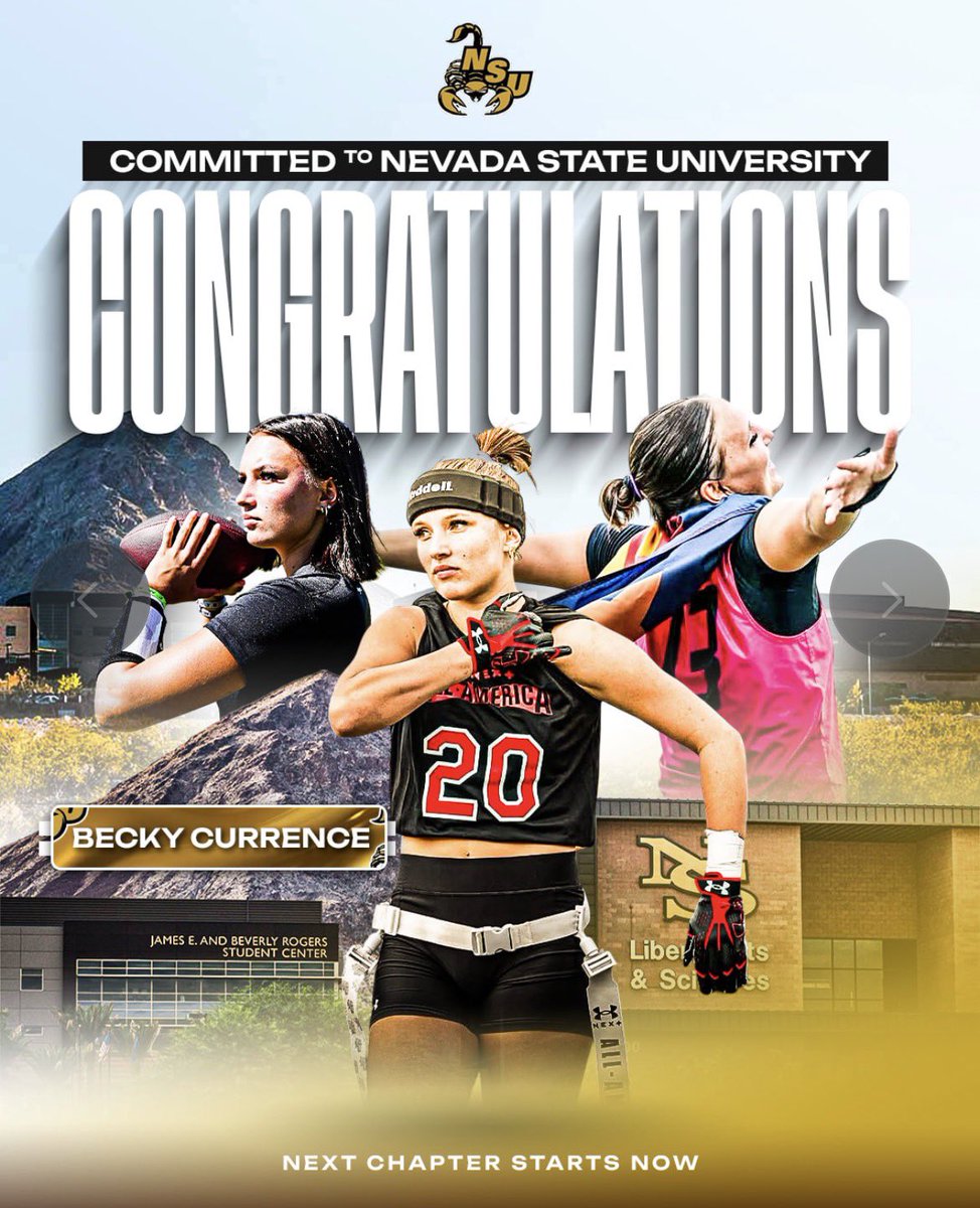 RiczerAD's tweet photo. Becky, congratulations — we appreciate you and are excited for your future at Nevada State University. They have an outstanding coaching staff, and we know you will continue to grow tremendously both academically and as an athlete. Wishing you continued success. https://t.co/hcpLlGBJ5t